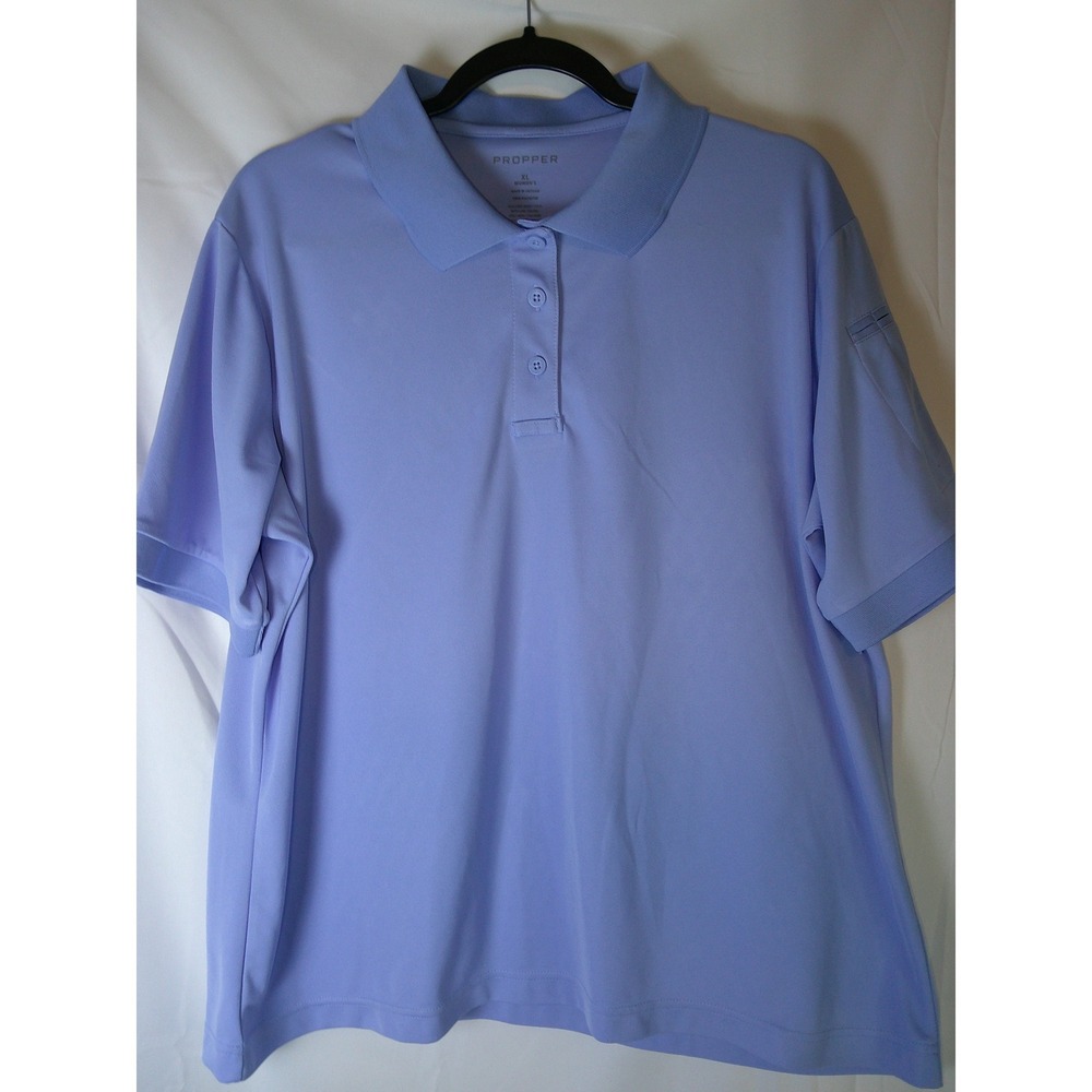 Propper Womens Snag-Free Tactical Polo Shirt‎ XL Periwinkle Blue Short Sleeve
